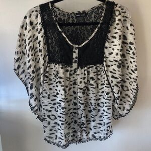 Wet Seal Leopard Blouse